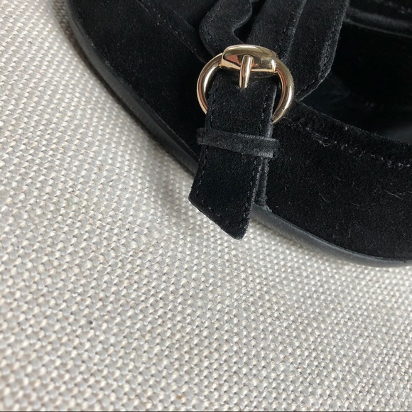 Gucci Pumps Black Suede Horsebit Heels 5.5 - Picture 7 of 8